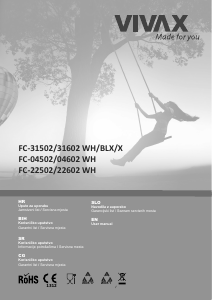 Priručnik Vivax FC-04502 WH Raspon