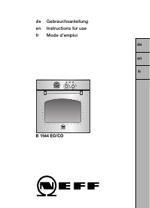 Mode d’emploi Neff B1544C0 Four