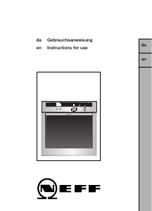 Manual Neff B1841N2 Oven