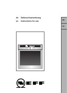 Manual Neff B1861N2 Oven