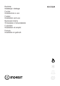 Manuál Indesit K6C51/R Sporák