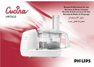 Manual Philips HR7633 Cucina Robot de cozinha