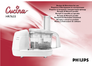 Посібник Philips HR7633 Cucina Кухонний комбайн