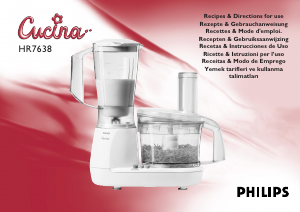 Handleiding Philips HR7638 Cucina Keukenmachine