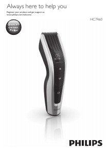 Hướng dẫn sử dụng Philips HC7460 Tông-đơ cắt tóc