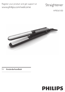 Bruksanvisning Philips HP8361 Plattång