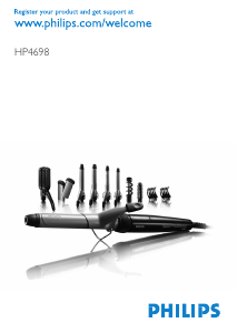 Руководство Philips HP4698 Стайлер для волос