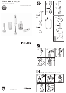 Használati útmutató Philips HR1604 Botmixer