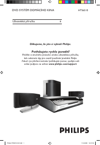 Manuál Philips HTS6510 Domácí kino