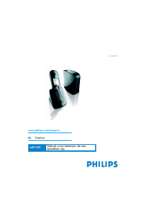 Handleiding Philips VOIP8411B IP telefoon