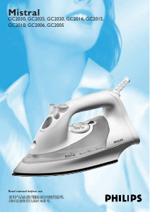 Kullanım kılavuzu Philips GC2025 Ütü