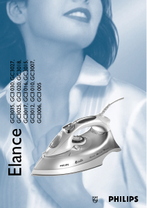 Manual de uso Philips GC3016 Elance Plancha