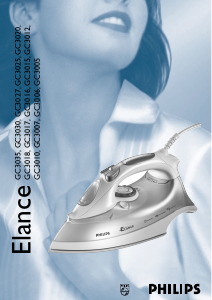 Mode d’emploi Philips GC3025 Elance Fer à repasser
