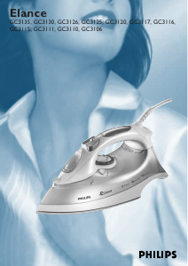 Kullanım kılavuzu Philips GC3111 Elance Ütü