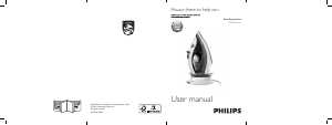 Bedienungsanleitung Philips GC4590 Azur Freemotion Bügeleisen
