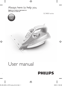 Εγχειρίδιο Philips GC4890 Azur Σίδερο