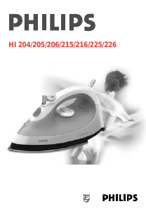 Manual de uso Philips HI205 Plancha