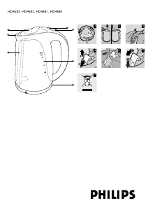 Hướng dẫn sử dụng Philips HD4680 Ấm đun nước