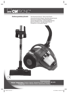 Manual Clatronic BS 1273 Vacuum Cleaner