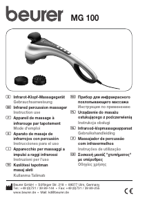 Bedienungsanleitung Beurer MG 100 Massagegerät