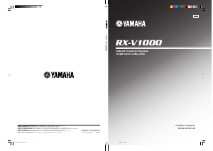 Manual Yamaha RX-V1000 Receiver