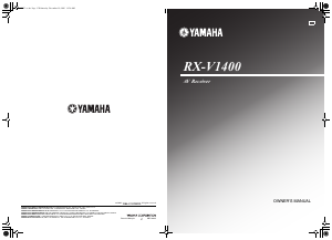 Handleiding Yamaha RX-V1400 Receiver