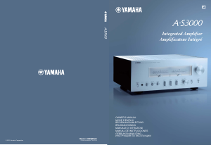 Mode d’emploi Yamaha A-S3000 Amplificateur