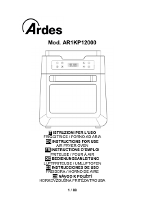 Manual de uso Ardes AR1KP12000 Freidora