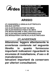 Manual Ardes AR6S03 Pest Repeller