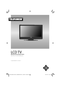 Bruksanvisning Telefunken T26KWM875 DVB-T LCD TV