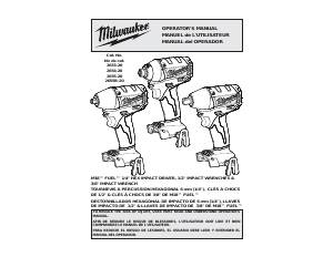 Mode d’emploi Milwaukee 2655B-20 Visseuse à choc
