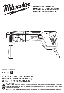 Manual Milwaukee 5262-21 Rotary Hammer
