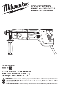 Mode d’emploi Milwaukee 5262-21 Perforateur