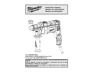 Manual Milwaukee 5376-20 Rotary Hammer