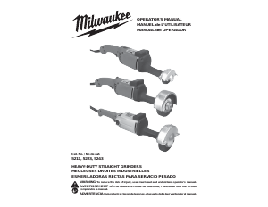 Manual de uso Milwaukee 5223 Amoladora recta