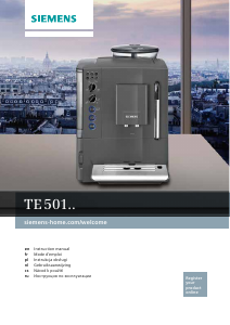 Handleiding Siemens TE501205RW Espresso-apparaat