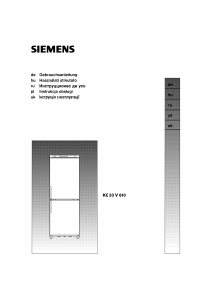 Посібник Siemens KG33V610 Холодильник із морозильною камерою