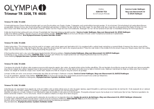 Handleiding Olympia TR 4608 Papiersnijder