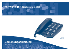 Bedienungsanleitung Olympia 4205 Telefon