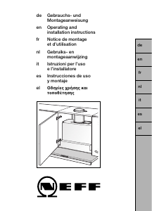 Manuale Neff D4972X0 Cappa da cucina