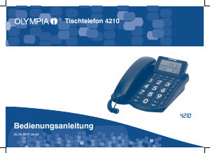 Bedienungsanleitung Olympia 4210 Telefon