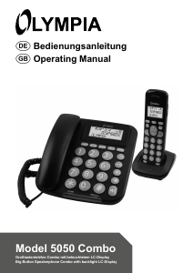 Bedienungsanleitung Olympia 5050 Combo Telefon