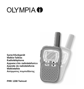 Εγχειρίδιο Olympia PMR 1208 Walkie-talkie