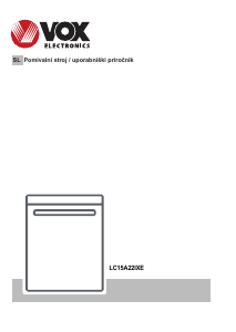 Priročnik Vox LC15A22IXE Pomivalni stroj