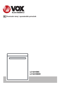 Priročnik Vox LC13A1EBE Pomivalni stroj