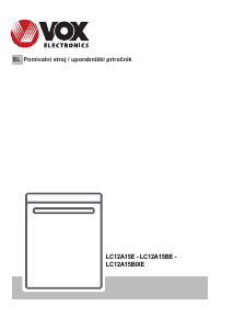 Priročnik Vox LC12A15BIXE Pomivalni stroj