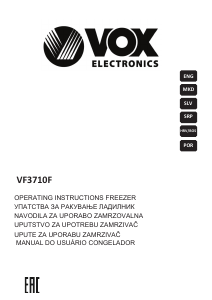 Manual Vox VF3710F Congelador