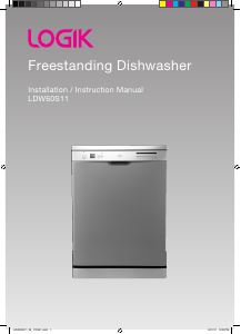 Manual Logik LDW60S11 Dishwasher