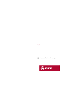 Mode d’emploi Neff D64GBC0N0B Hotte aspirante