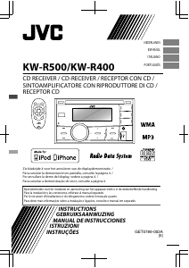 Manual JVC KW-R500 Auto-rádio